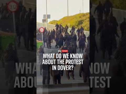 What do we know about the protest in Dover?