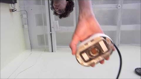 Haptic Mouse Demo on a Touchscreen - View from the Bottom