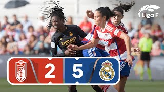 RESUMEN Y GOLES GRANADA CF vs REAL MADRID CF, Jornada 5, LIGA F