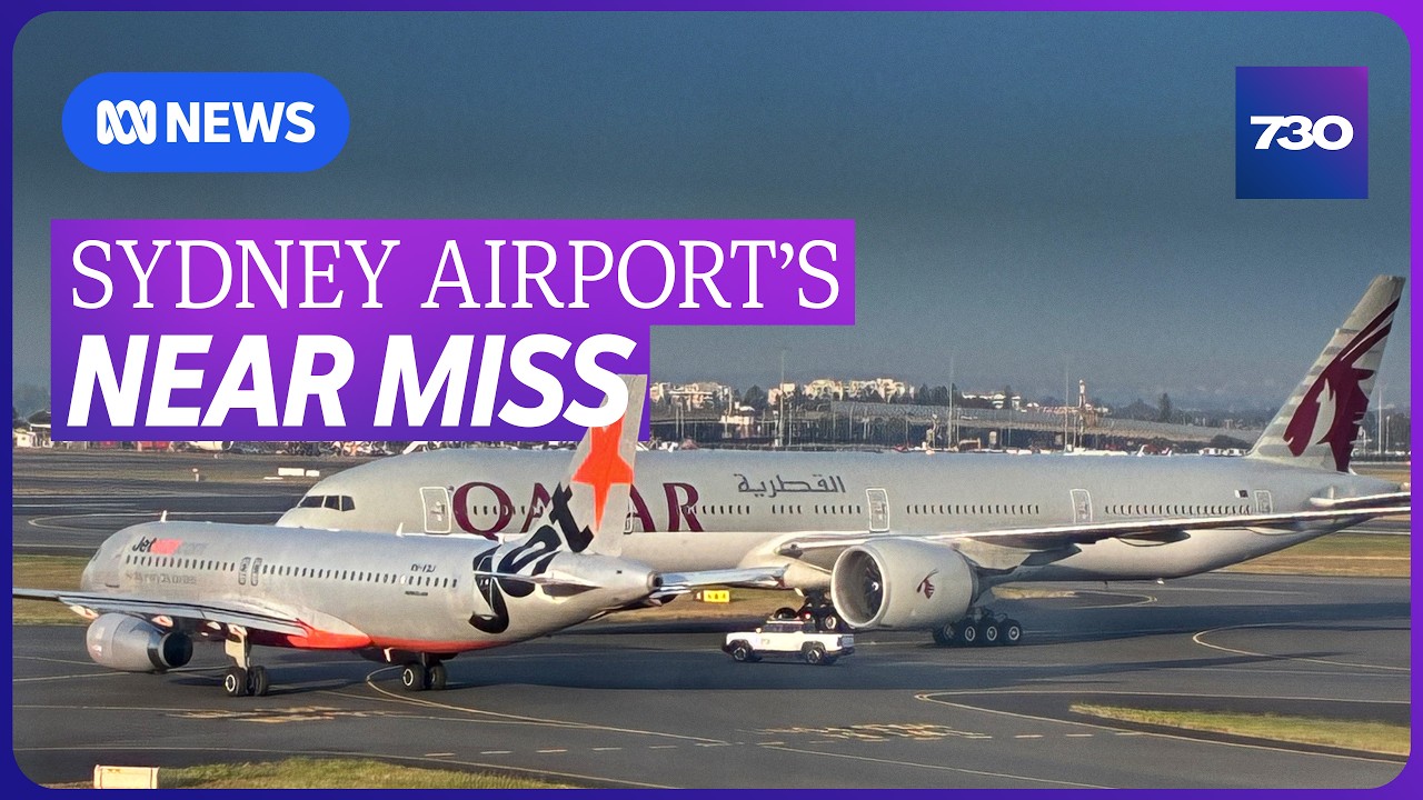 Did staff shortages cause this near-miss at Australia's busiest airport? | 7.30