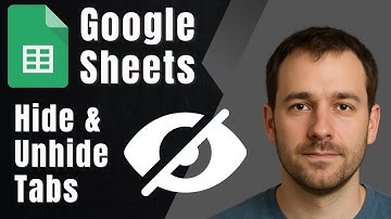 Google Sheets: How to Hide and Unhide Tabs (Sheet Management Tutorial)