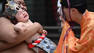 100 Babies Compete in ‘Crying Baby Festival’