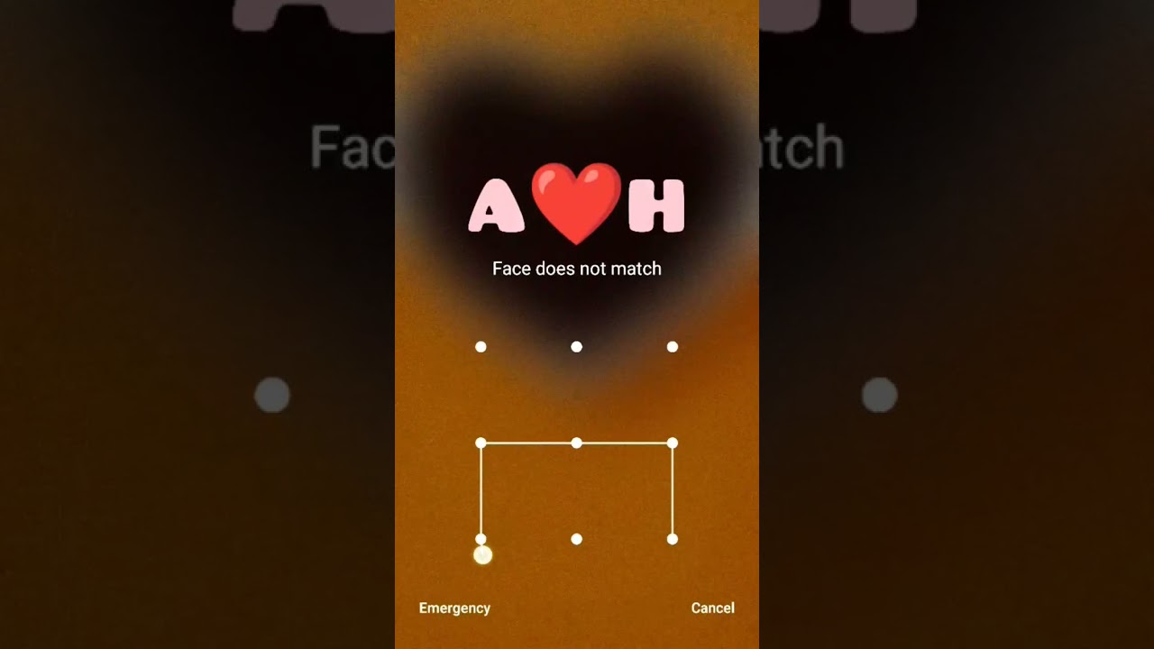 A love H pattern lock ❣️ || A❤H Phone lock || Love status 
