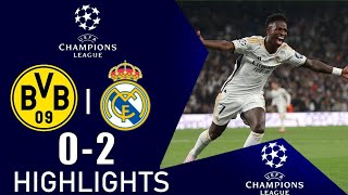 Dortmund vs Real Madrid [0-2] | All Goals & Extended Highlights | UEFA Champions League 2024