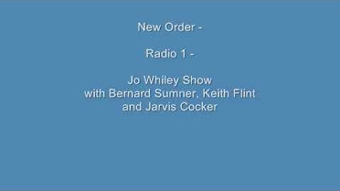 New Order - Radio 1 - Jo Whiley Show With Barney - January 1999 (Part 3)
