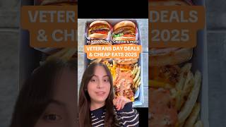 FREE food & cheap eats for Veterans Day 2025! #cheapeats