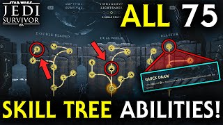 Celebrity ALL 75 Skill Tree Abilities In Jedi Survivor REVEALED! | COMPLETE Breakdown! Net Worth