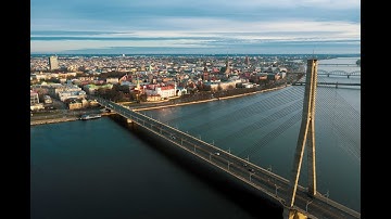 Winter Echoes of Riga | Atmospheric Indie Electronic Drone Film