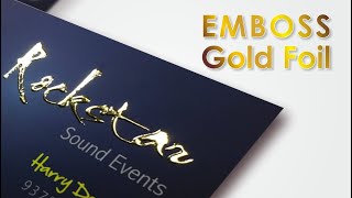 Emboss Gold Foil Rate Calculation