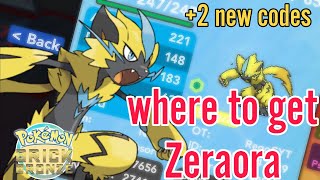 How to get Zeraora in Pokemon Brick Bronze | Bronze Legacy ( NEW CODES!! )