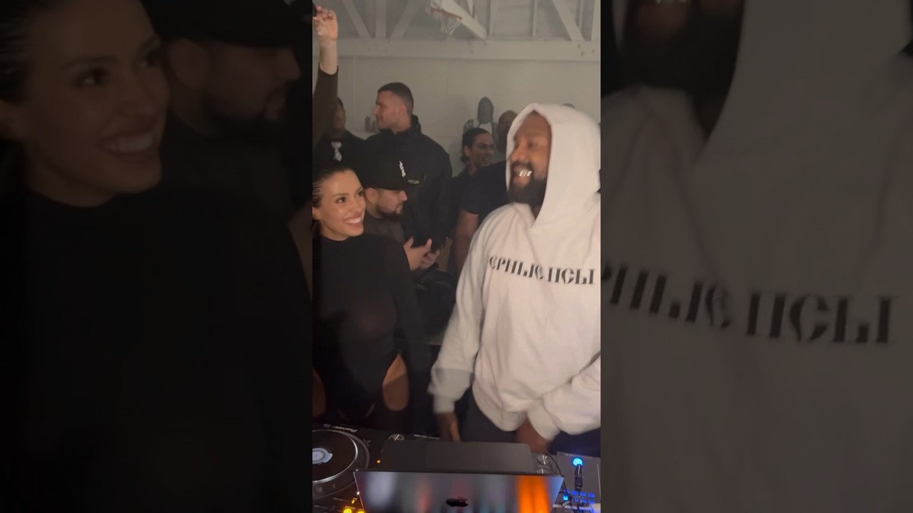 Ye + Bianca Censori dancing at VULTURES 2 listening party to “Promotion” ft. Future & Ty Dolla $ign