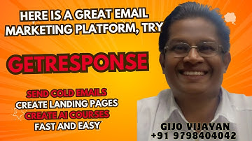 GetResponse : Here is a great Email marketing platform. Create landing pages and generate leads too.