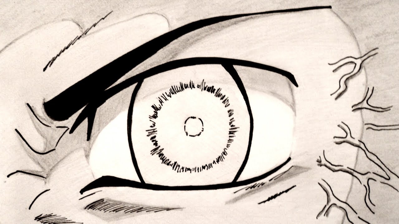 Drawing The Eyes Of Naruto Shippuden Byakugan Sharingan Rinnegan Sage Mode Youtube