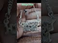 Silver name pendant #jewellrymaking #shortsfeed #handmade