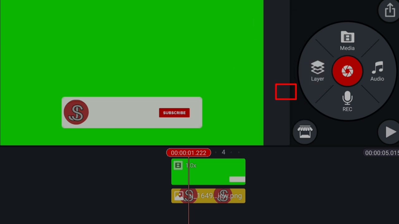 How do I add a branding watermark to my Subscribe button? | Kinemaster | Janglen Support