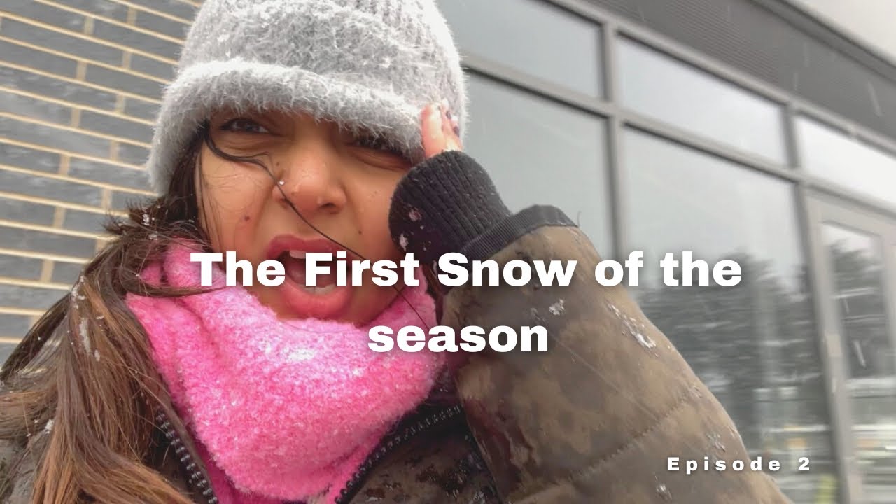 Walking in The Snow | Season First Snow Fall | Snow In Boston 