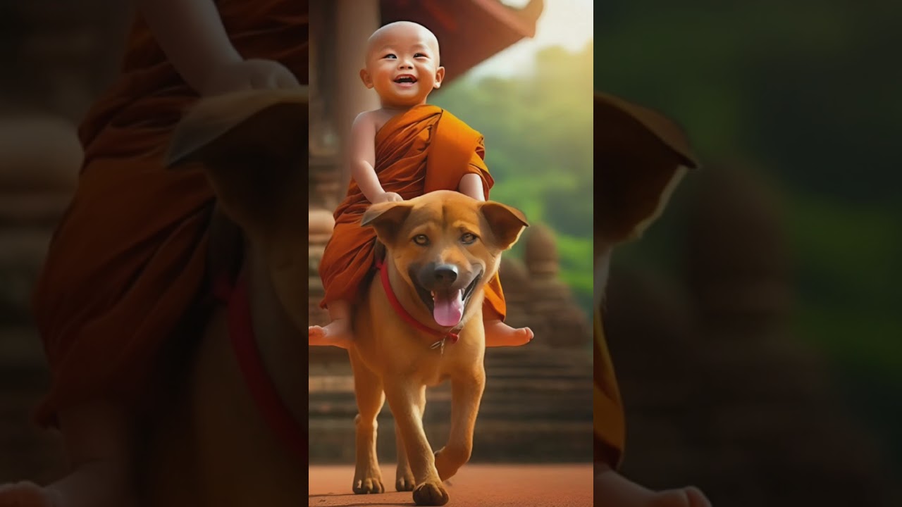 little monk so cute 