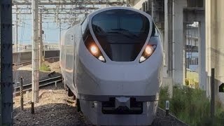 特急ひたち18号品川行きのe657系k15編成は北千住駅通過シーン (18M) 2026 8.8 16:28