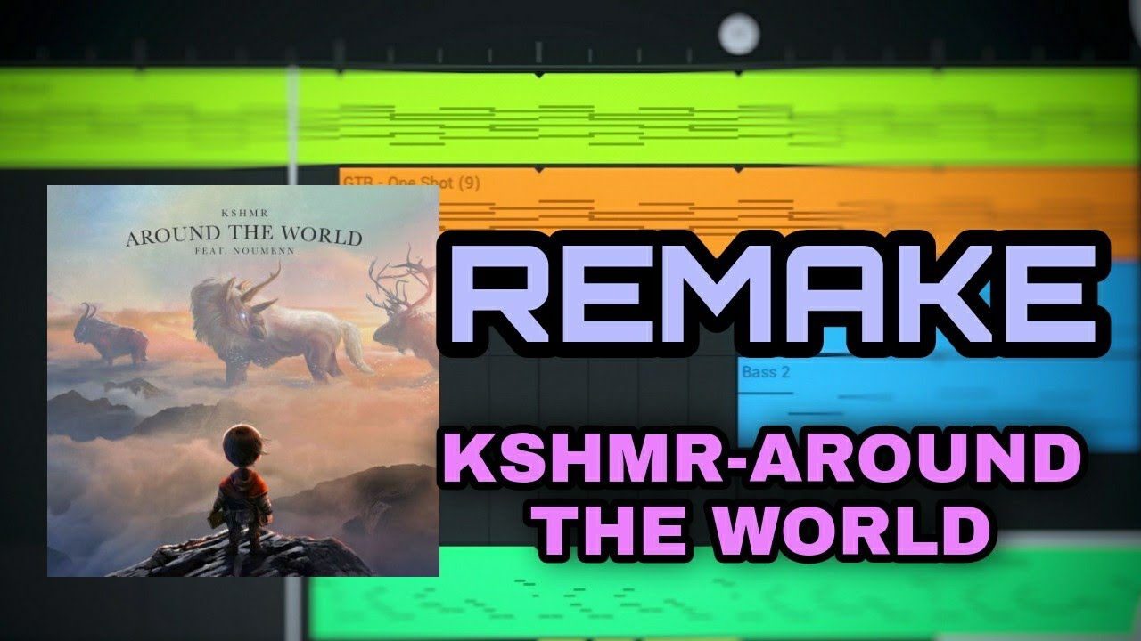 KSHMR - Around The World (Feat. NOUMENN) Fl Studio Mobile REMAKE (flm+samples)