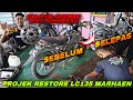 PROJEK RESTORE LC135 MARHAEN | PART 2 | CALIPER BREMBO 4POT GP4 & DISC KINGDRAG 265 MERECIK BOS