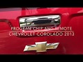 PROGRAM CHIP AND REMOTE CHEVROLET COLORADO 2013 WITH KEY MASTER DP THAI MENU BY POLLERT