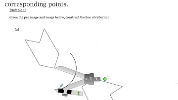 Construct Line of Reflection between two images