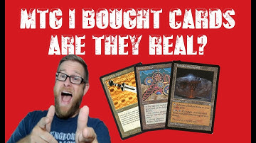 MTG I Bought Reserve List Cards Are They Real?