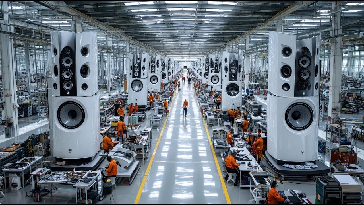 How High-End Speakers Are Made In France. 70+ Industrial Engineering Processes - Full Documentary
