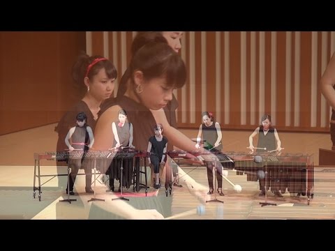 Piazzolla 'Fuga y misterio' Percussion (Marimba) Ensemble マリンバアンサンブル - ピアソラ / フーガと神秘