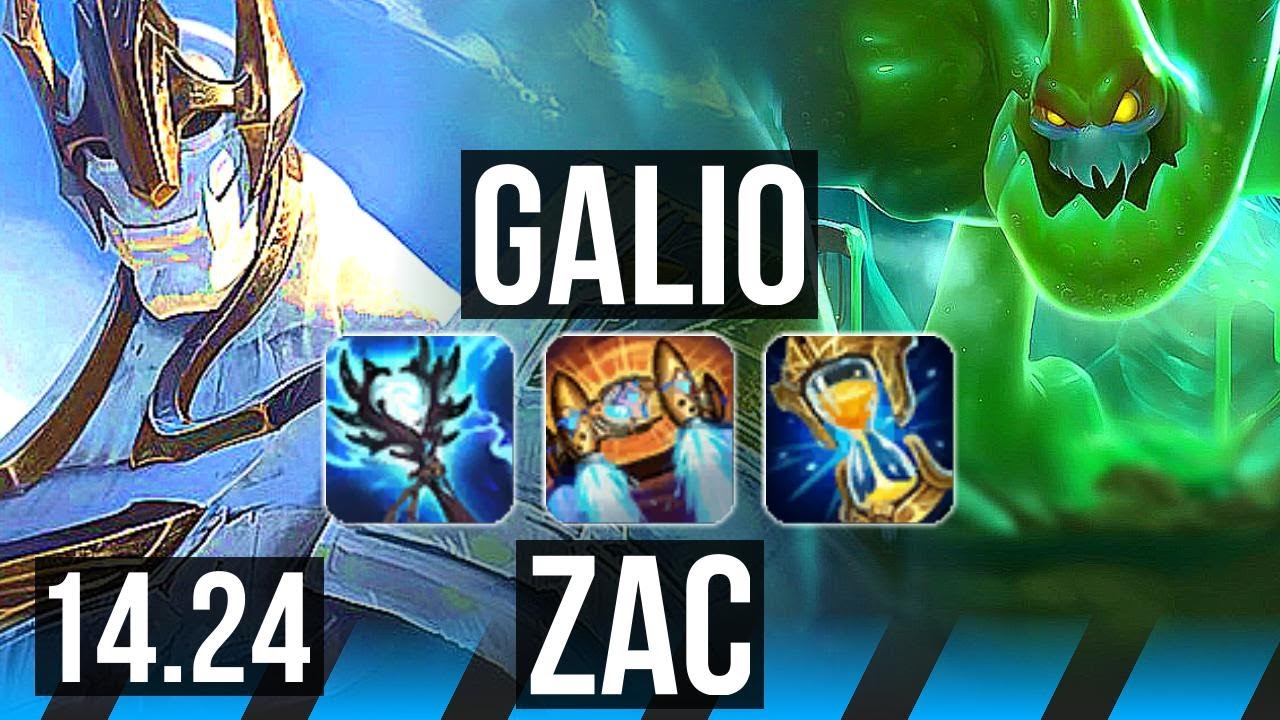 GALIO vs ZAC (MID) | KR Master | 14.24