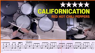 lv14  Californication  Red Hot Chili Peppers  Drum Cover With Sheet 