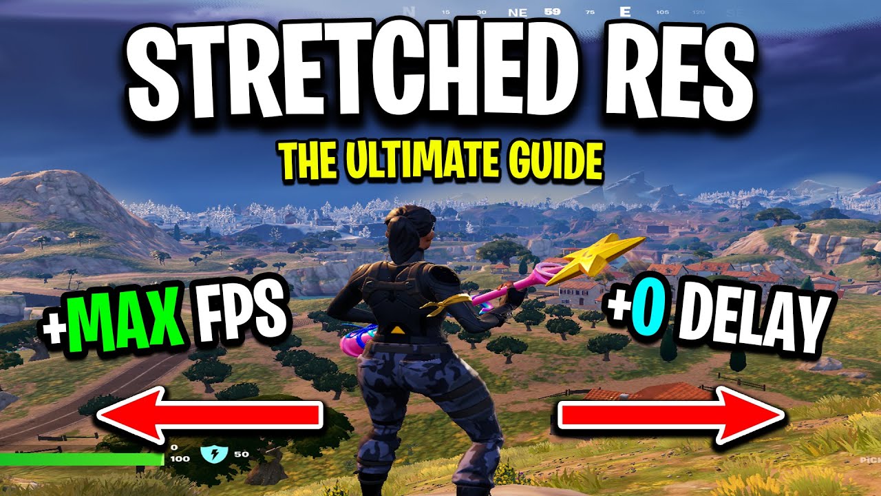 The Top 5 BEST Stretched Resolutions in Fortnite! (HUGE FPS BOOST)