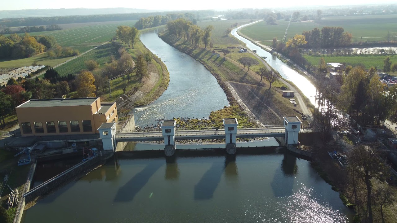 Spytihněv přístav Baťův kanál řeka Morava, Napajedla Pahrbek, Napajedla a zámek Napajedla