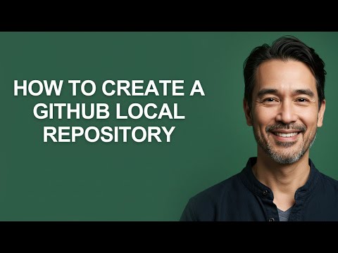 How to Create a Github Local Repository - KevinHowTo