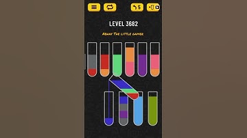 Water sort puzzle level 3682
