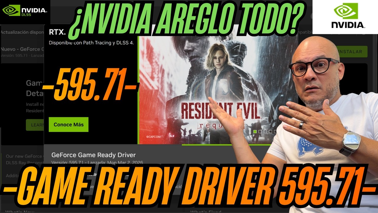 ¡Salió NVIDIA Game Ready 595.71! ¿Arreglaron TODOS los problemas?