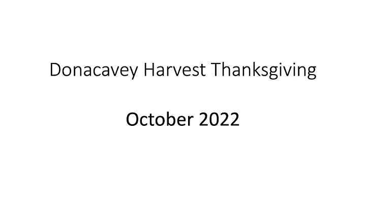 Donacavey Harvest Thanksgiving  2022