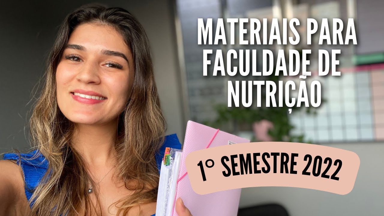 MATERIAL FACULDADE DE NUTRIÇÃO | 1 SEMESTRE 2022 - YouTube
