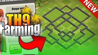 Aldea Ayuntamiento 9 Farming| TH9| Diseño de Aldea| New Design TH9 Farming|2017