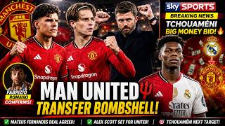 Breaking: Romano Confirms Man United Double Deal For Mateus Fernandes & Alex Scott! Tchouaméni Next?