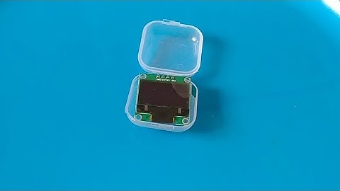 Unboxing of OLED Display