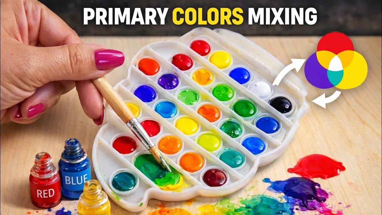 you would not believe these 32 colors came from just 5 colors..