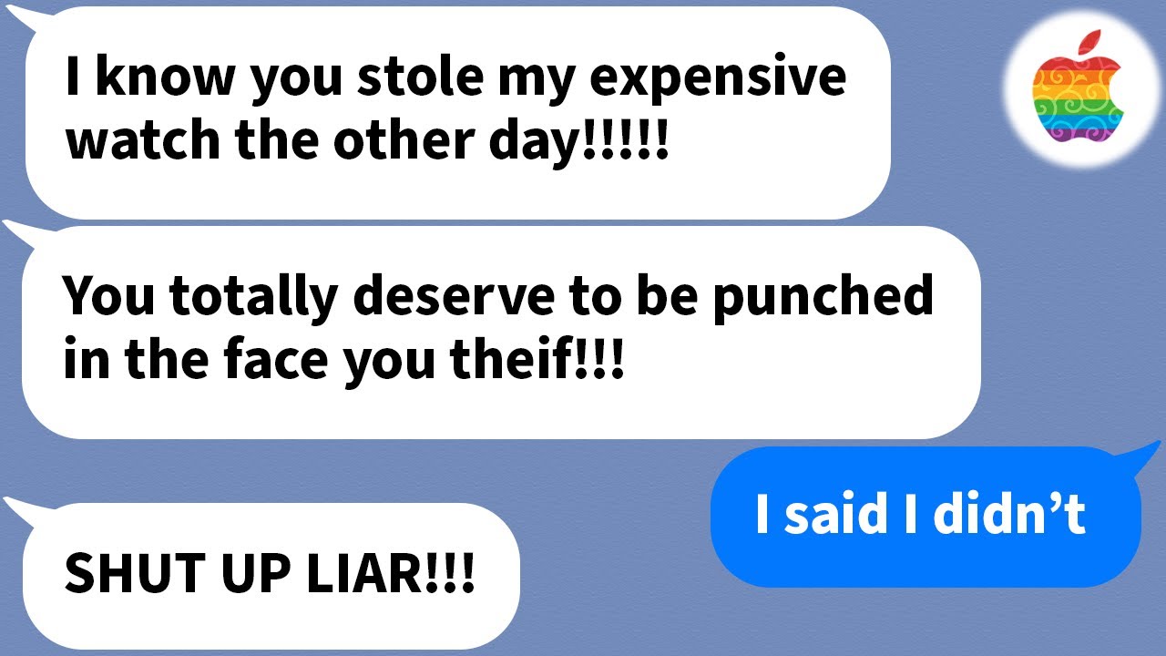 【Apple】 My friend accused me of stealing her expensive watch and punched me in the face…