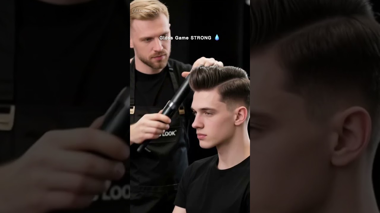 Pompadour Fade Modern Pompadour✂️✨