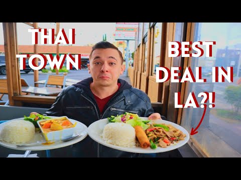 AMAZING Deals in Thai Town LOS ANGELES! The Best Thai Food in LA 2023
