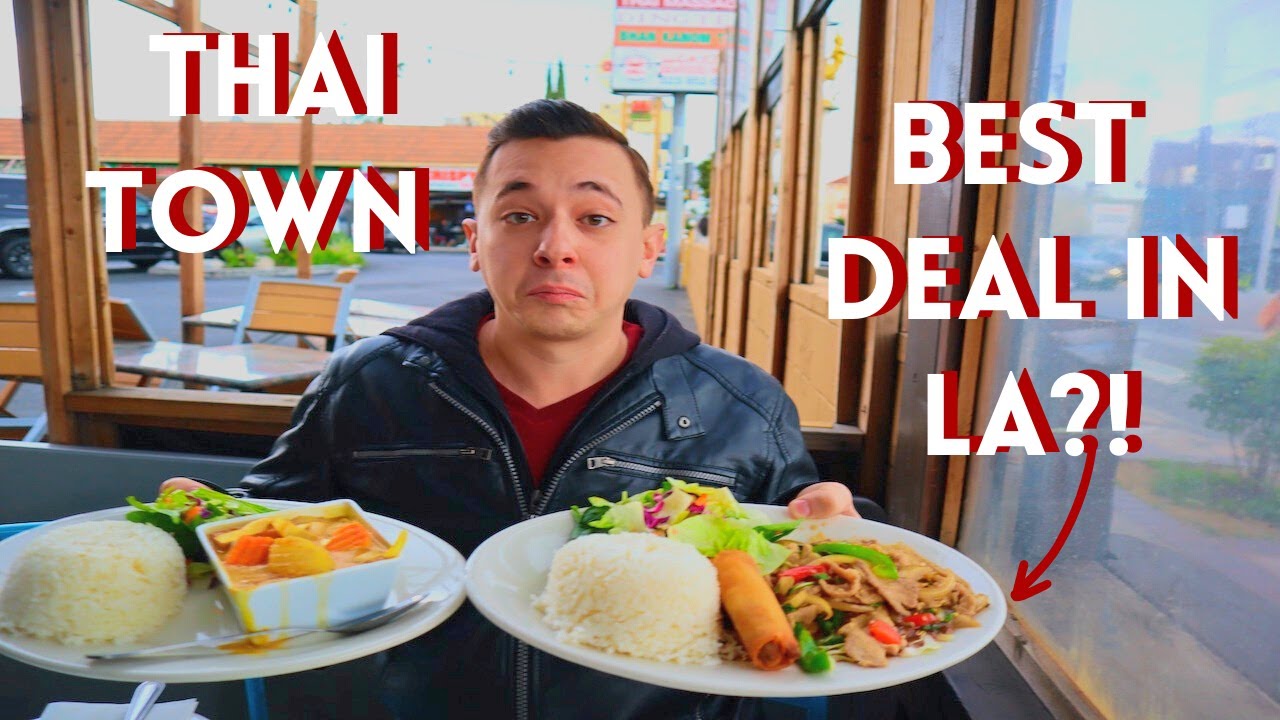 AMAZING Deals in Thai Town LOS ANGELES! The Best Thai Food in LA 2023