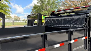16ft Gooseneck dump trailers 16k & 14k!