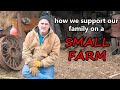 how we support our family on a small farm