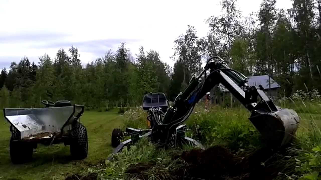 Minikaivuri Kellfri, mini excavator, minibagger