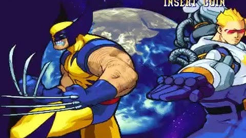 Marvel vs Capcom 1 ( Arcade ) - Wolverine / Captain Commando Playthrough ( Apr 30, 2016 )